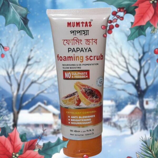 Momotaz papaya foaming scrub