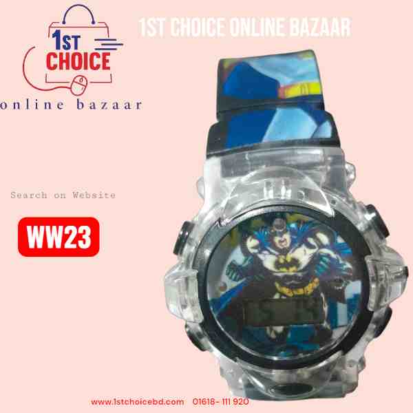 Kids Batman music light watch (WW23)